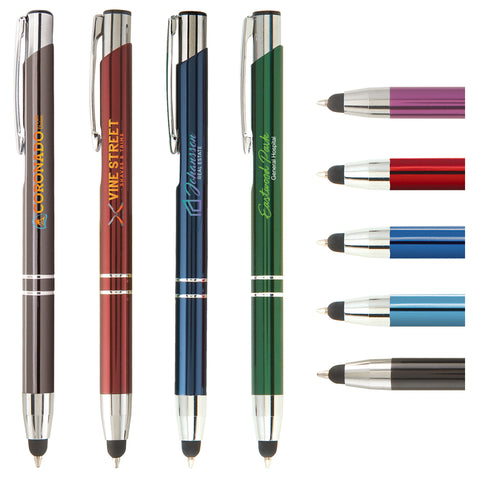 Tres-Chic Touch Stylus - ColorJet - Full-Color Metal Pen