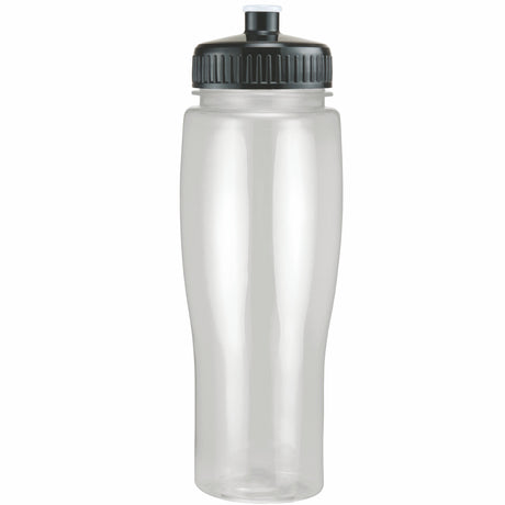 24 Oz. Contour Translucent Bottle w/ Push Pull Lid