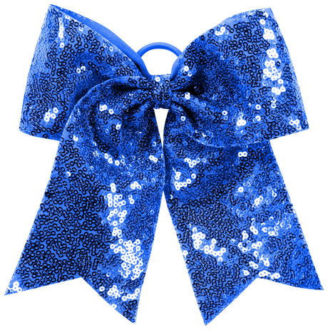 Sequin Cheer Hair Bow