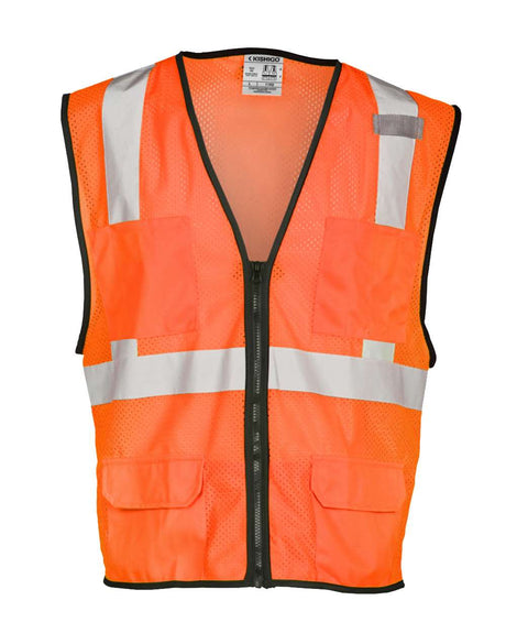 Kishigo Economy Mesh 6-Pocket Vest