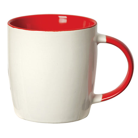 Koho 350 Ml. (12 Fl. Oz.) Stoneware Mug With Colored Handle