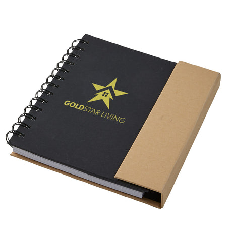 Eco Magnetic Notebook W/ Sticky Notes & Pen