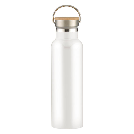 21 Oz. Liberty Stainless Steel Bottle With Wood Lid