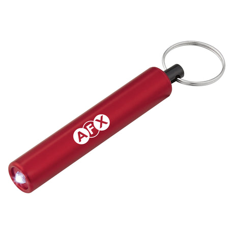 Mini Cylinder Led Flashlight Key Tag