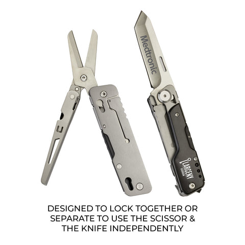 Cedar Creek® Gemini 2-In-1 Scissor Knife Multi-Tool