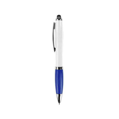 Antibacterial Curvaceous 2 Tone Stylus Ballpoint Pen