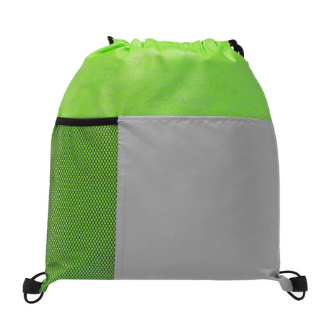 Metroplex - Non-woven Drawstring Bag with 210D Pocket