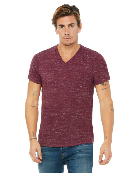 BELLA+CANVAS Unisex Textured Jersey V-Neck T-Shirt