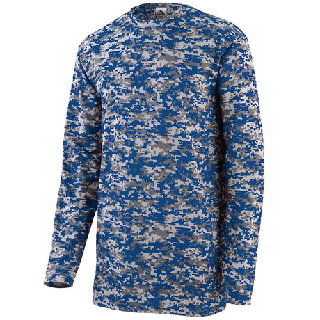 Youth Digi Camo Wicking Long Sleeve T-Shirt