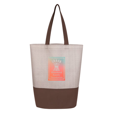 Herringbone Non-woven Tote Bag