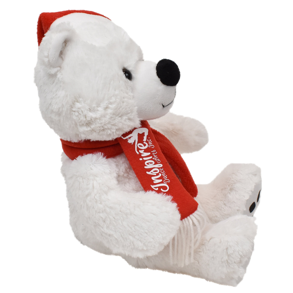 11" Santa Justin Bear w/Christmas hat and scarf