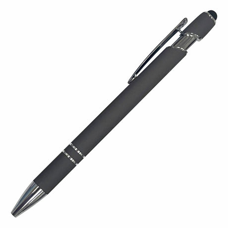 LINDSAY Elite comfort aluminum rubberized plunger action pen