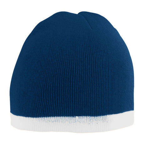 Two-Tone Knit Beanie