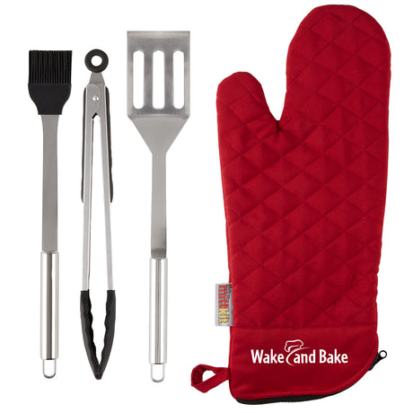 BBQ Grilling Mitt Kit