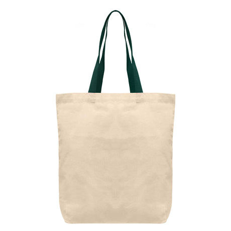 Tonga - 5 oz Natural Cotton Tote w/ Color Straps