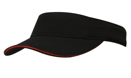 Brushed Heavy Cotton Peak Visor