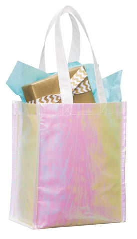 Iridescent Non-Woven Gift Tote