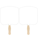 Bread Slice Sandwiched Hand Fan (2 Side/1 imprint color)