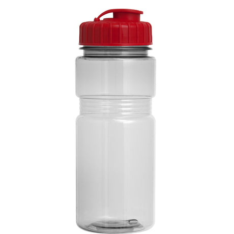 20 Oz. Translucent Recreation Bottle w/ Flip Top Lid