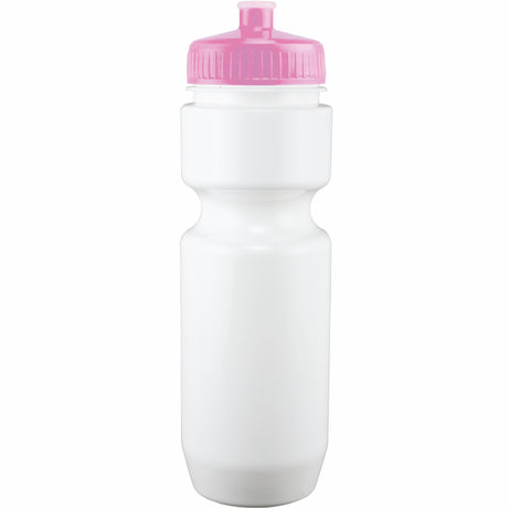 22 Oz. Bike Bottle w/ Push Pull Lid - Solid Colors