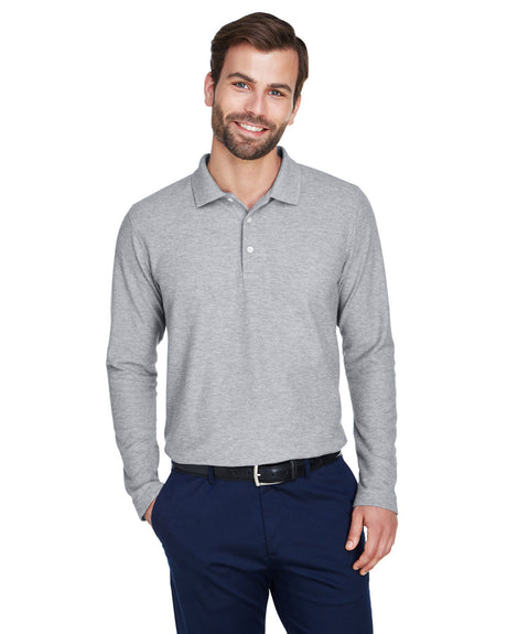 DEVON AND JONES Men's DRYTEC20? Performance Long-Sleeve Polo