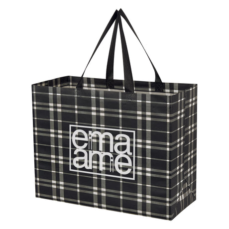 Soho Tartan Laminated Non-woven Shopper Bag