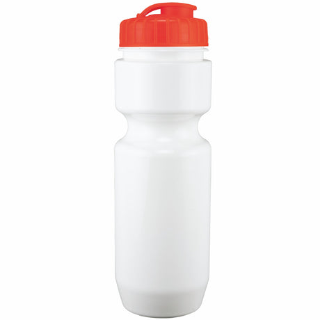 22 Oz. Bike Bottle w/ Flip Top Lid - Solid Colors