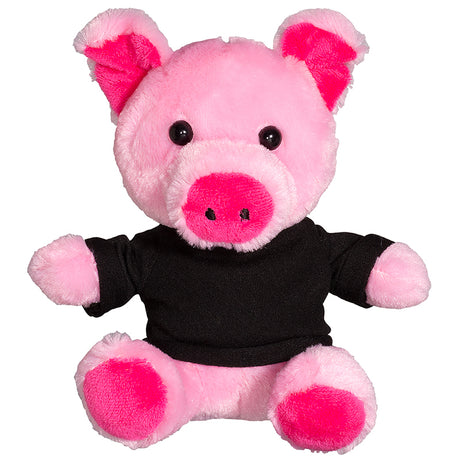 7" Plush Pig w/T-Shirt