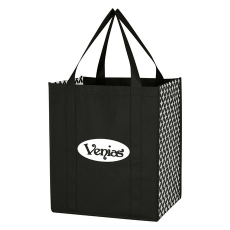 Non-woven Curved Diamond Tote Bag