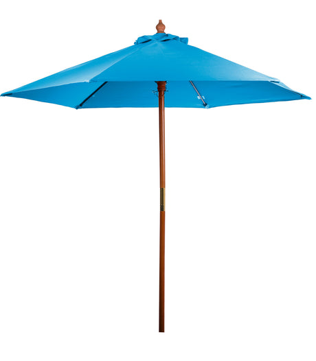 7' Wooden Market Umbrella