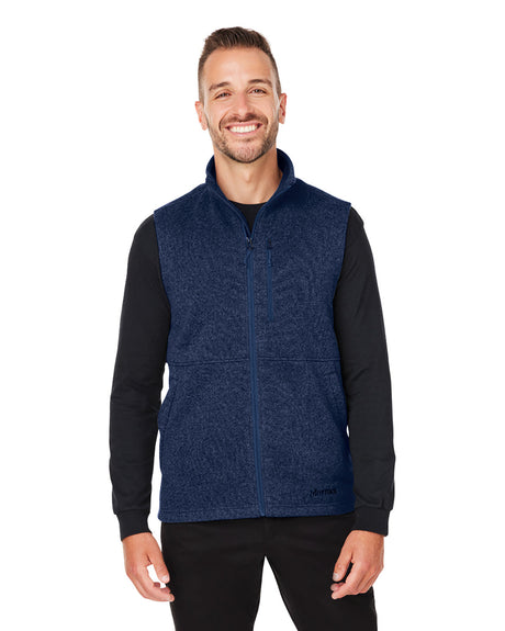 Marmot Mountain Men's Dropline Sweater Fleece Vest