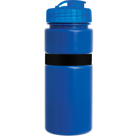 20 Oz. Sportster Bottle with Silicone Gripper Band w/ Push Pull Lid