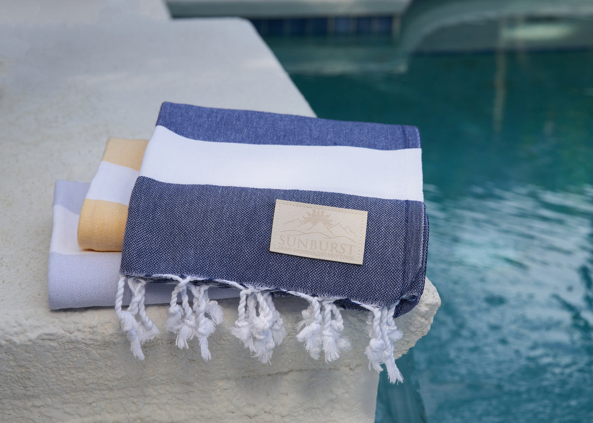 Cabana Turkish Towel (Embroidery)