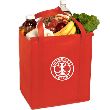 Insulated Large Non-Woven Grocery Tote Bag