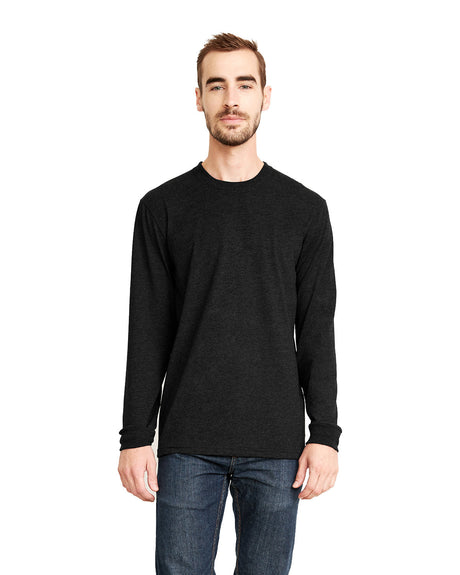 NEXT LEVEL APPAREL Unisex Sueded Long-Sleeve Crew