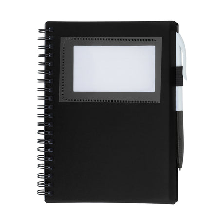 Spiral Notebook With Id Window