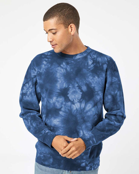 Independent Trading Co. Unisex Midweight Tie-Dyed Sweatshirt