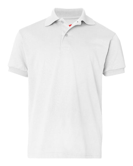 Hanes Youth Ecosmart Jersey Polo