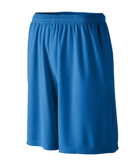 Longer Length Wicking Shorts w/Pockets