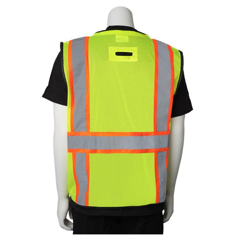 Two-Tone 11 Pocket Tech-Ready Mesh Surveyors Vest