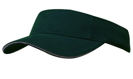 Brushed Heavy Cotton Peak Visor