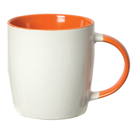 Koho 350 Ml. (12 Fl. Oz.) Stoneware Mug With Colored Handle