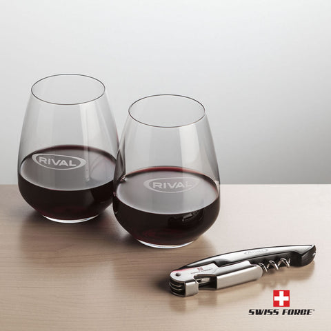 Swiss Force® Opener & 2 Brunswick Stemless