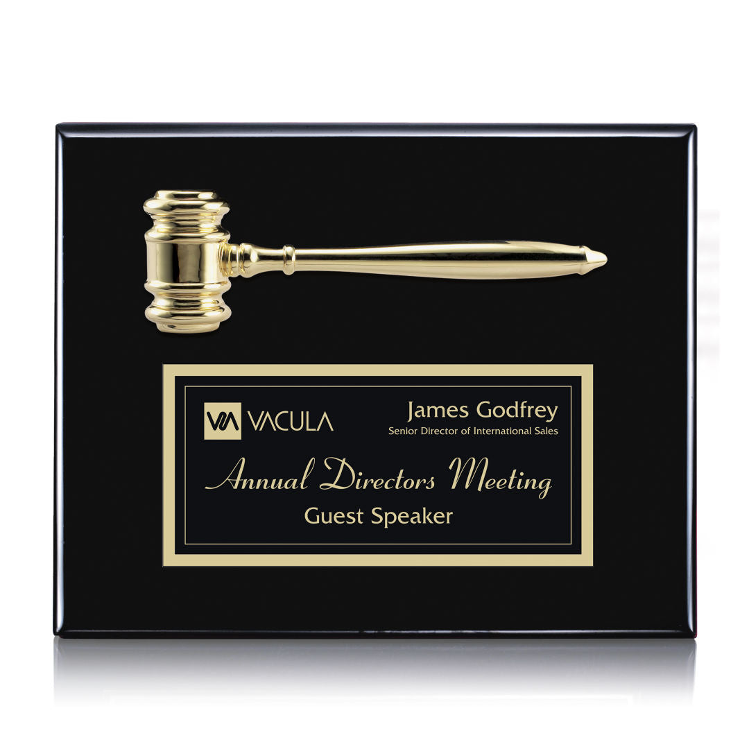 Gavel Plaque